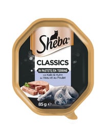 SHEBA Classic pasztet dla kota 22 x 85 g tacki