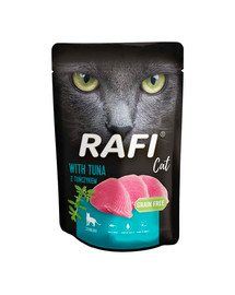RAFI saszetka Sterilised tuńczyk 100 g dla kotów kastrowanych