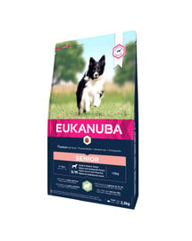 EUKANUBA Dry Base Senior Small & Medium Breeds Lamb & Rice 2.5 kg
