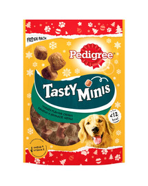 Tasty Minis świąteczny przysmak o smaku indyka dla dorosłych psów 130 g