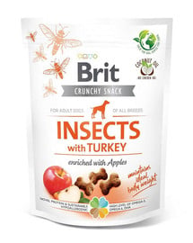 Care Dog Crunchy Crakcer Insect & Turkey 200 g chrupiące przysmaki z insektami