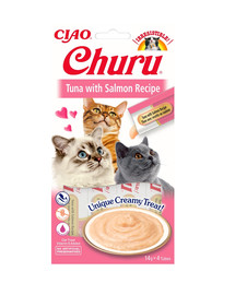 Churu Cat kremowy przysmak dla kota tuńczyk i łosoś 56 g