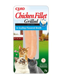 CIAO Chicken fillet grilled Filet z kurczaka w bulionie z przegrzebków 25 g