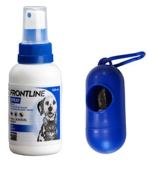 FRONTLINE Spray 100 ml + Woreczki na psie odchody GRATIS
