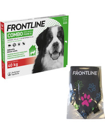 FRONTLINE Combo Spot-On XL (40-60 kg) 3 pipetki + Chustka bandana GRATIS