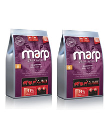 MARP Holistic karma z wołowiną, indykiem i dziczyzną dla psa 24 kg (2 x 12 kg)