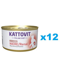KATTOVIT Feline Diet Niere/Renal Lamb jagnięcina 12 x 85 g