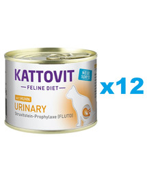 KATTOVIT Feline Diet Urinary Kurczak 12 x 185 g