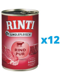 RINTI Singlefleisch Beef Pure monobiałkowa wołowina 12 x 800 g