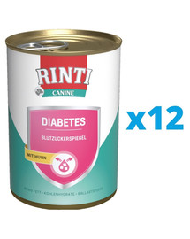 RINTI Canine Diabetes Chicken kurczak 12 x 400 g