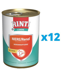 RINTI Canine Niere/Renal Chicken kurczak 12 x 800 g