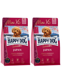 HAPPY DOG MiniXS Japan 2,6 kg (2 x 1,3 kg) dla psów małych i miniaturowych