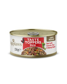 Taste Toppers Stew Beef, Carrots, Peas 72 x 156 g