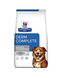 Prescription Diet Canine Derm Complete 12 kg karma wzmacniająca skórę psa