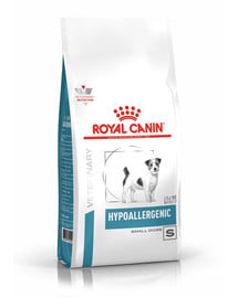Royal Canin Veterinary Hypoallergenic Small Dog sucha karma dla dorosłych psów ras małych wykazujących niepożądane reakcje na pokarm 3,5 kg