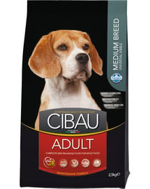 Cibau Adult Medium dla dorosłych psów średnich ras 2,5 kg