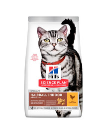 Science Plan Feline Adult "HBC for indoor cats" Chicken karma dla kotów 10 kg