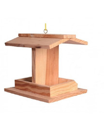 Karmnik dla ptaków, drewniany, 14x11x11,5cm