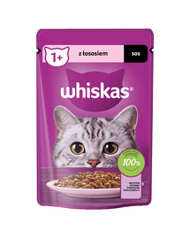 Adult saszetka 85g mokra karma dla dorosłych kotów w sosie z łososiem