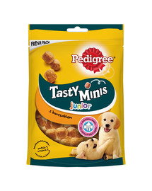 PEDIGREE Tasty Minis Junior 125 g przysmak dla szczeniąt z kurczakiem