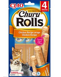 Churu Rolls Chicken 4x10g wrapy z kurczakiem dla kota