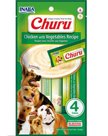 Churu Chicken with vegetables 4x14g kurczak z warzywami dla psów