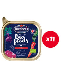 BUTCHER'S BIO foods wołowina tacka 11 x 150 g