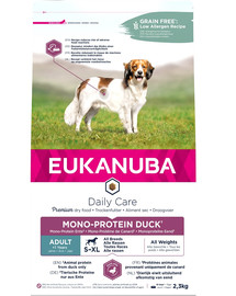 Daily Care S-XL Adult Kaczka 2,3 kg monoproteinowa karma dla dorosłych psów