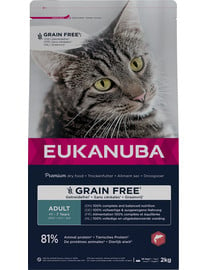 Grain Free Adult Łosoś 2 kg dla kotów dorosłych