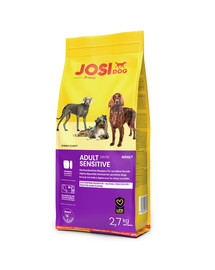 JosiDog Adult Sensitive 2,7kg dla dorosłych psów z wrażliwym układem pokarmowym
