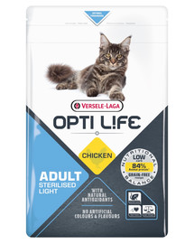 Opti Life Cat Sterlised/Light Chicken 2.5 kg dla kotów sterylizowanych