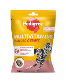 Multivitamins Dbałość o stawy karma uzupełniająca na stawy dla dorosłych psów smak kurczaka 180 g