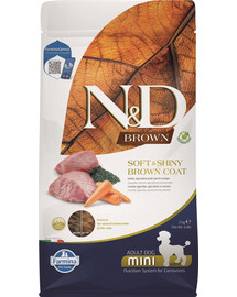 N&D Brown Dog Adult Mini Lamb, Spirulina & Carrot 2 kg