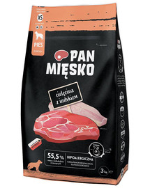 Cielęcina z indykiem XS 3kg