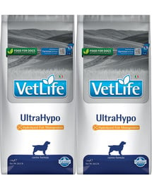 FARMINA Vet Life UltraHypo Dog dla psów z alergią  2 x 12 kg