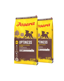 JOSERA Optiness 2 x 12,5kg dla dorosłych psów ras średnich i dużych