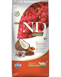 N&D Quinoa Cat skin&coat herring 5 KG
