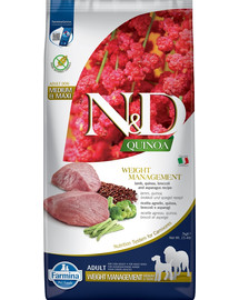 N&D Quinoa Dog Adult Medium&Maxi Weight Management Lamb & Broccoli 7 kg