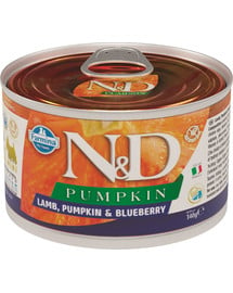 FARMINA N&D Pumpkin Dog lamb&pumpkin&blueberry mini 140 g