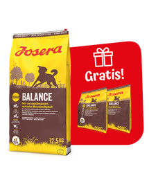 JOSERA Balance 12,5kg dla starszych lub mało aktywnych psów + 2 x 900g karmy GRATIS