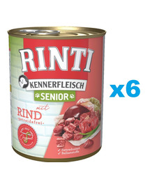 RINTI Kennerfleish Senior puszka 6x400 g dla starszych psów