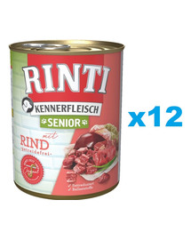 RINTI Kennerfleish Senior puszka 12x400 g dla starszych psów