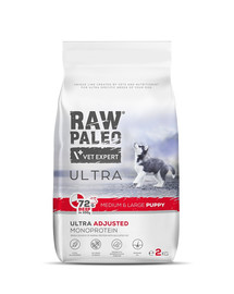 Ultra Beef Medium&Large Puppy 2kg dla szczeniąt ras średnich i dużych wołowina