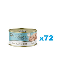 APPLAWS Cat Adult Tuna Fillet in Jelly tuńczyk w galarecie 72x70g