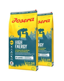 JOSERA High Energy 2x12,5kg dla dorosłych sportowych psów
