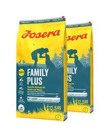 JOSERA FamilyPlus 2x12,5kg dla szczeniąt, suk w ciąży oraz suk karmiących