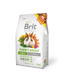 ANIMALS Rabbit Adult Complete 1,5kg dla dorosłych królików
