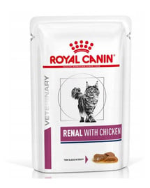 ROYAL CANIN Renal Feline kurczak 48 x 85 g karma mokra dla kotów z przewlekłą niewydolnością nerek