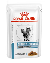 Cat Sensitivity kurczak i ryż 85 g x 12 szt.