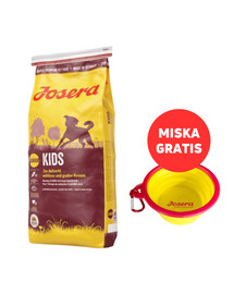 JOSERA Dog kids karma dla szczeniąt 15 kg + miska GRATIS